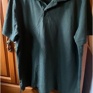 Goodfellow & Co dark green polo shirt
